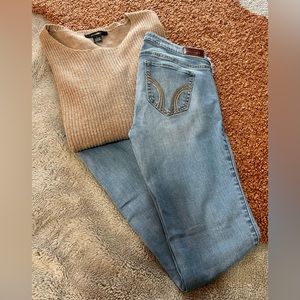 HCO jeans + sweater bundle